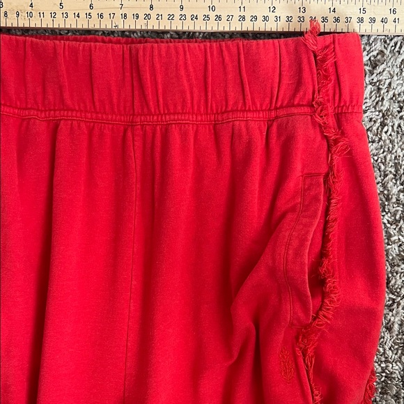 Like New!FP Movement Free People Where The Wind Blows Jogger Sweatpants Red in L - Picture 7 of 16